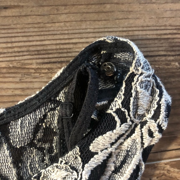 Free People fit and flare miles of lace floral dress - Picture 7 of 11